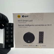 Load image into Gallery viewer, August Wi-Fi Smart Lock + Smart Keypad Matte Black 4th Gen.
