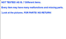 Load image into Gallery viewer, LOT of 7 Canon and other  Toner Cartridges FOR PARTS!
