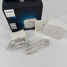 Load image into Gallery viewer, Philips Hue Bridge 2nd Generation 2.1 3241312018A w/ Accessories
