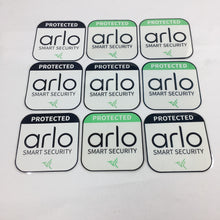 Load image into Gallery viewer, Arlo Smart Security Sticker Decal for Arlo Security Systems (9 PACK)
