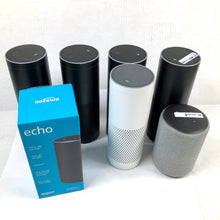 Load image into Gallery viewer, Lot of 7 Assorted Amazon Smart Speakers FOR PARTS
