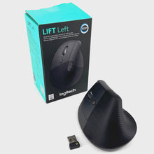 Load image into Gallery viewer, Logitech Lift Wireless Vertical Mouse - Graphite (Left-Handed)

