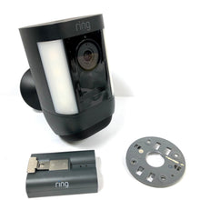 Load image into Gallery viewer, Ring Spotlight Cam Pro Advanced Outdoor Wireless Battery 1080p - Black

