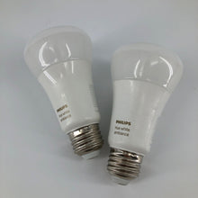 Load image into Gallery viewer, Lot of 3 Philips Hue White A19 LED Models: 9290011998B, 9290018215 - NO APP LINK
