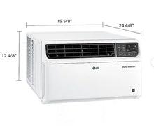 Load image into Gallery viewer, LG - 450 Sq. Ft. 10,000 BTU Smart Inverter Window Air Conditioner - White
