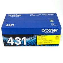 Load image into Gallery viewer, NEW Genuine Brother TN431Y Yellow Toner Cartridge OEM 1,800 Page Yield
