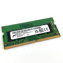 Load image into Gallery viewer, Micron 8GB DDR4 PC4-3200AA 1Rx16 SO-DIMM Laptop Memory MTA4ATF1G64HZ-3G2FA
