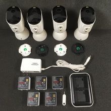 Load image into Gallery viewer, Arlo Pro 5S 2K Security Camera VMC4060P  White (SET of 4 Cameras) Good
