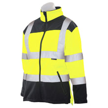 Load image into Gallery viewer, ERB 62201 W651 Women's Softshell Jacket, Lime/Black, 3X-Large
