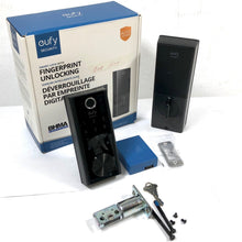 Load image into Gallery viewer, Eufy Security T8520J11 Smart Lock Wi-Fi Replacement Deadbolt - Black
