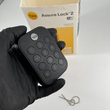 Load image into Gallery viewer, Yale Assure Lock 2 Keypad with Bluetooth - Black Suede YRD410.
