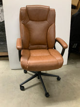 Load image into Gallery viewer, Serta - Connor Upholstered Executive High-Back Office Chair with Lumbar Support
