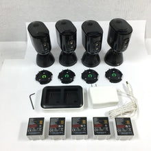 Load image into Gallery viewer, Arlo Pro 4 VMC4041P Spotlight Indoor/Outdoor Camera Black (Set of 4)
