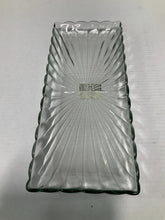 Load image into Gallery viewer, Martha Stewart Collection Glass Rectangle Platter Clear 14 x 6 INCH
