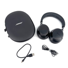 Load image into Gallery viewer, Bose QuietComfort Ultra Over-Ear Headphones - Black w/ Case + Cables
