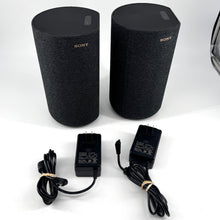 Load image into Gallery viewer, Sony SA-RS5 Active Rear Speakers Black SA-RS5 Left and Right w/ Power Adapters
