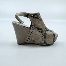 Load image into Gallery viewer, Carlos by Carlos Santana Women's Marcia Heeled Wedge Sandal Animal Print 9 M
