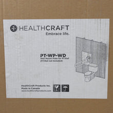 Load image into Gallery viewer, HealthCraft Products Wall Mounting Wood Plate (PT-WP-WD) Plate for P.T. Rail
