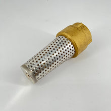 Load image into Gallery viewer, ProFlo 1-1/4" Brass Foot Valve with Stainless Steel Filter - PFXBFVH
