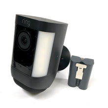 Load image into Gallery viewer, Ring Spotlight Cam Pro Advanced Outdoor Wireless Battery 1080p - Black
