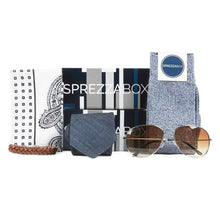 Load image into Gallery viewer, Sprezzabox Mens Freestyle Handkerchief Sunglasses Bandana 5 Piece Accessory Set

