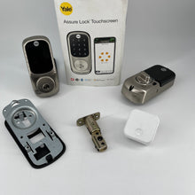 Load image into Gallery viewer, Yale Assure Lock Touchscreen Satin Nickel YRD226 SmartThings
