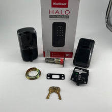 Load image into Gallery viewer, Kwikset Halo Touchscreen Wi-Fi Enabled Smart Lock Matte Black, Alexa Enabled
