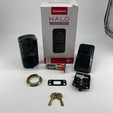 Load image into Gallery viewer, Kwikset Halo Touchscreen Wi-Fi Enabled Smart Lock Matte Black, Alexa Enabled
