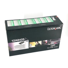 Load image into Gallery viewer, Original Lexmark 12A8425 Black Toner Print Cartridge New Sealed Box, T430
