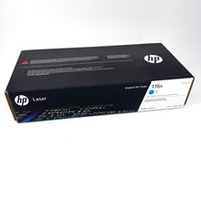 Load image into Gallery viewer, NEW SEALED GENUINE OEM HP 116A CYAN LASERJET TONER CARTRIDGE W2061A
