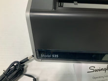Load image into Gallery viewer, Swingline Commercial Electric Desktop 3-Hole Punch(A7074535B) , Black/Gray
