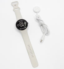 Load image into Gallery viewer, Google Pixel Watch 3 45mm Wi-Fi Aluminum Case (Silver) Large Porcelain Band

