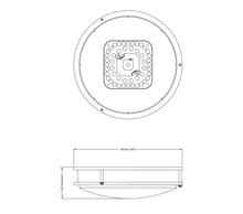 Load image into Gallery viewer, EnviroLite EV1414C3C-35 14 in. Brushed Nickel LED Round Flush Mount Light
