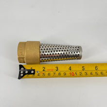 Load image into Gallery viewer, ProFlo 1" Brass Foot Valve with Stainless Steel Filter - PFXBFVG
