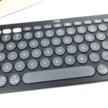 Load image into Gallery viewer, Logitech Pebble Keys 2 K380s, Multi-Device Bluetooth Wireless Keyboard Graphite
