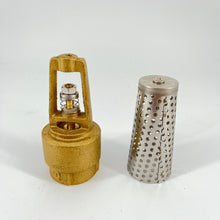 Load image into Gallery viewer, ProFlo 1" Brass Foot Valve with Stainless Steel Filter - PFXBFVG
