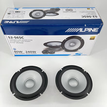 Load image into Gallery viewer, Alpine S2-S65C S Series 6-1/2" 2-Way Component Speaker System (READ!)
