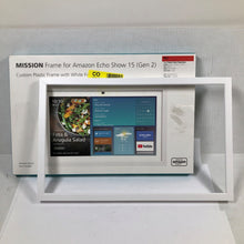 Load image into Gallery viewer, Mission Amazon Echo Show 15 Frame - White
