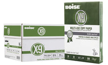 Load image into Gallery viewer, Boise Paper X-9 Multi-Use Copy Paper - 10 Ream (5,000 Sheets) | 8.5" x 14" Lette
