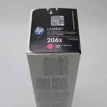 Load image into Gallery viewer, NEW Genuine HP 206X W2113X Magenta High Yield LaserJet Toner Cartridge SEALED
