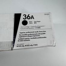 Load image into Gallery viewer, HP 36A CB436A Black LaserJet Toner Cartridge Genuine SEALED P1505 M1120 M1522
