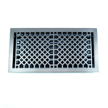 Load image into Gallery viewer, Signature Hardware Floor Register w/Louvers 9" x20" (Oil Rubbed Bronze) ANT920BR
