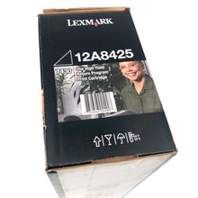 Load image into Gallery viewer, Original Lexmark 12A8425 Black Toner Print Cartridge New Sealed Box, T430
