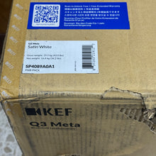 Load image into Gallery viewer, KEF Q3 Meta Bookshelf Speakers (Pair) - Satin White NIB
