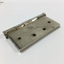 Load image into Gallery viewer, 4" Solid Brass Mortise Hinge - Brushed Nickel (2 Pack)
