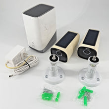 Load image into Gallery viewer, EufyCam 3, 2-Outdoor Wireless 4K Solar Powered Security Cameras w/ HomeBase 3
