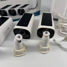 Load image into Gallery viewer, EufyCam 3, 3-Outdoor Wireless 4K Solar Powered Security Cameras w/ HomeBase 3
