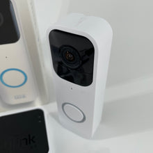 Load image into Gallery viewer, Blink Smart Wifi Video Doorbell Wired/Battery, Sync Module 2 – White
