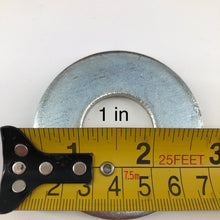 Load image into Gallery viewer, x18 Eaton Flat Washers 1" ID x 2.5" OD x 1/8" Thick - Zinc Plated
