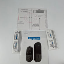 Load image into Gallery viewer, TP-Link Tapo Smart Door Lock, Deadbolt | Keyless Entry, Fingerprint Recognition
